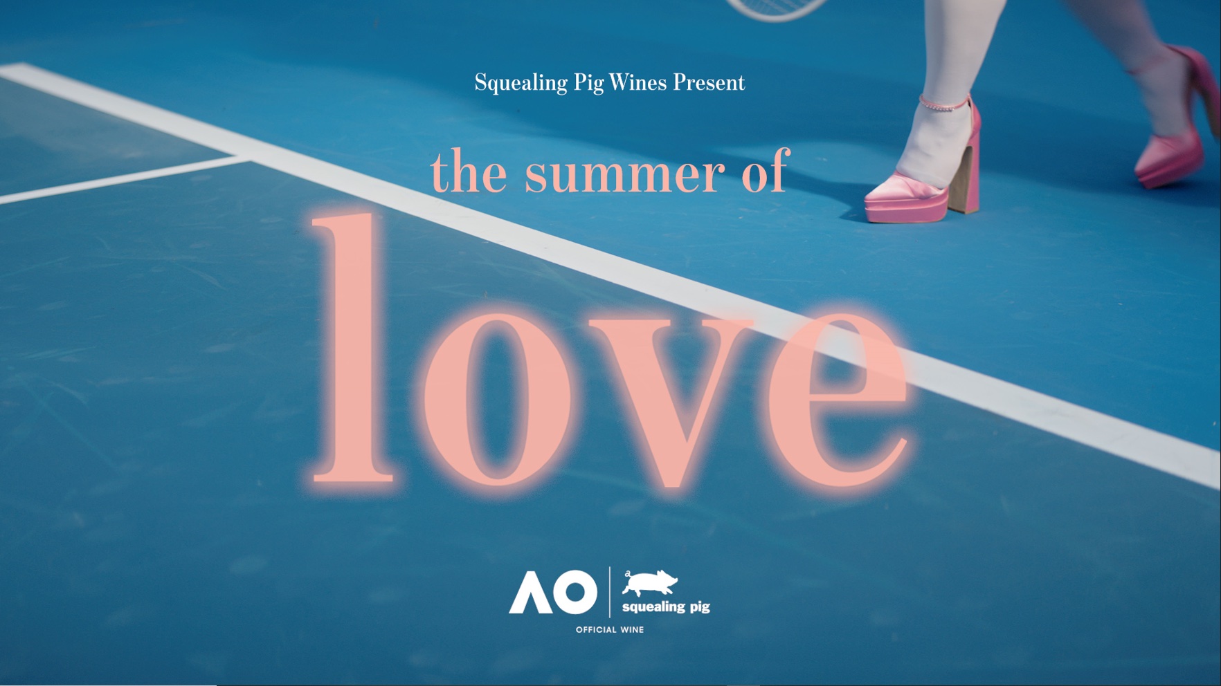 Squealing Pig launches ‘Summer of Love’ at the Australian Open via Splash TWE + The Producers