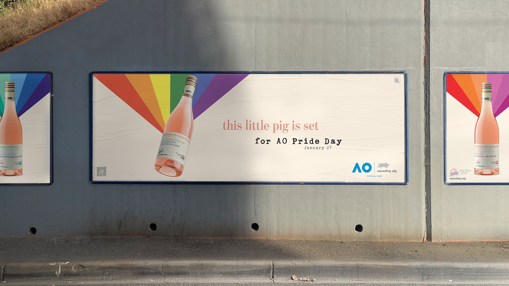 Squealing Pig launches ‘Summer of Love’ at the Australian Open via Splash TWE + The Producers