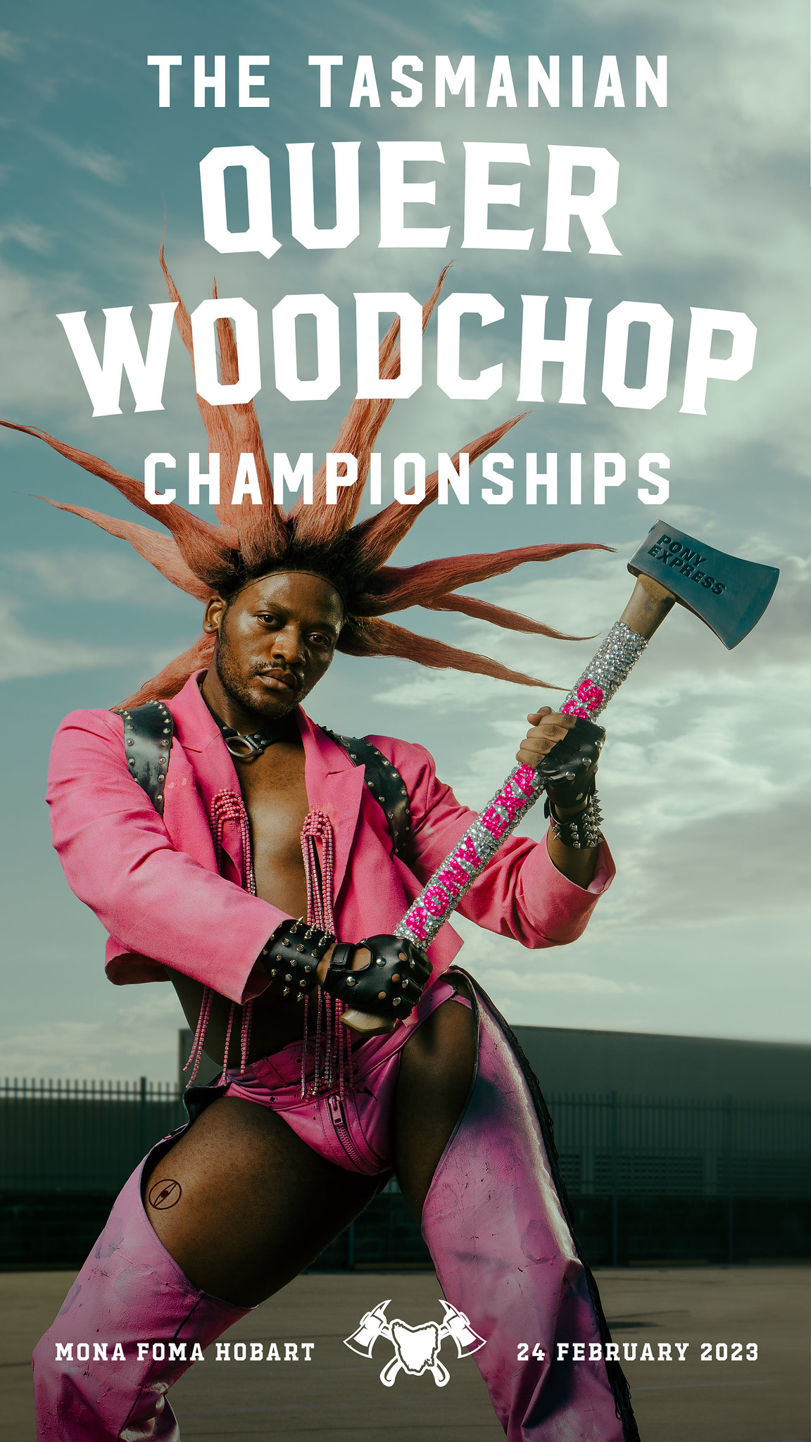 Tassie let’s party: Mona launches The Tasmanian Queer Woodchop Championships via Glue Society
