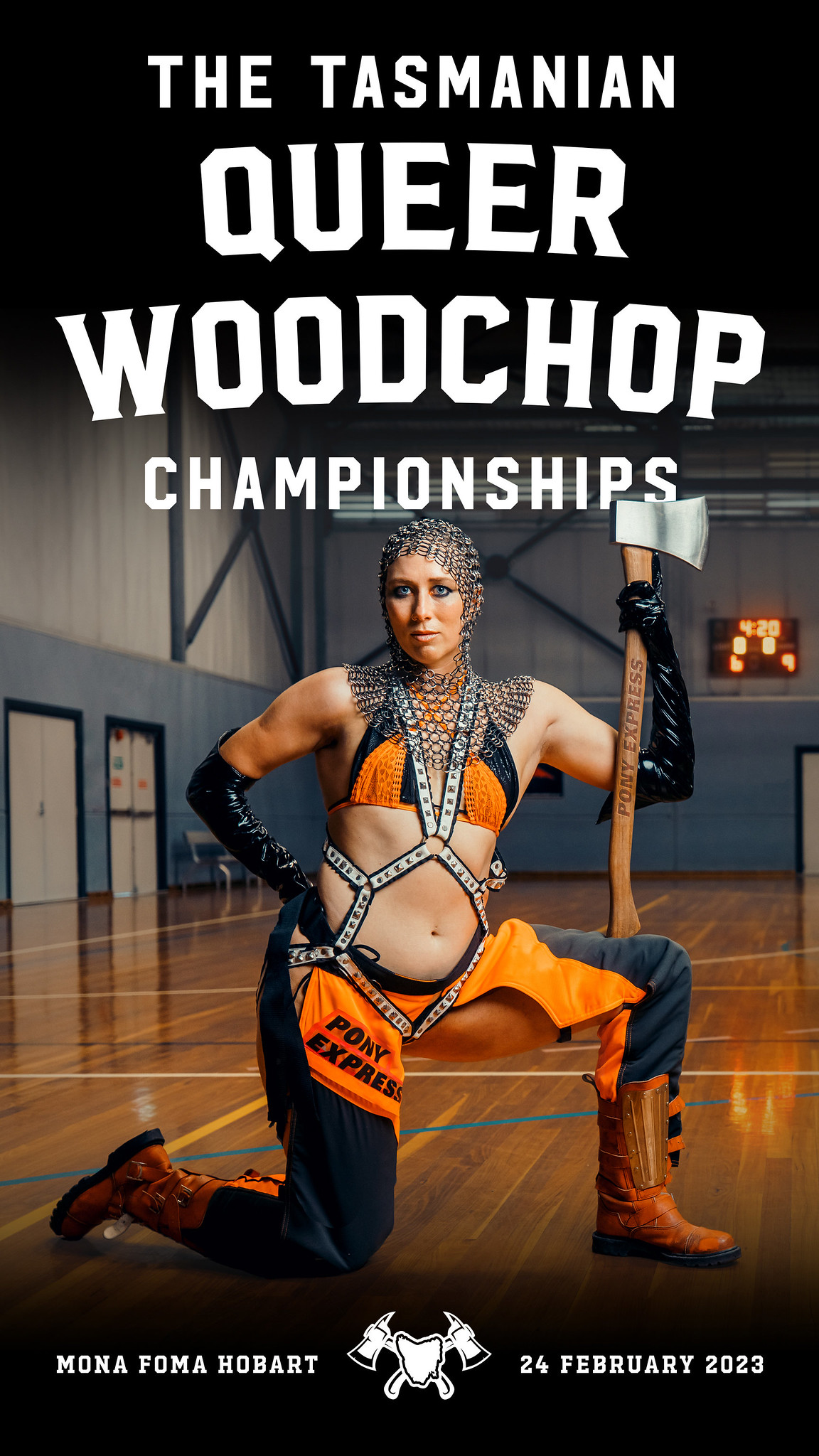 Tassie let’s party: Mona launches The Tasmanian Queer Woodchop Championships via Glue Society