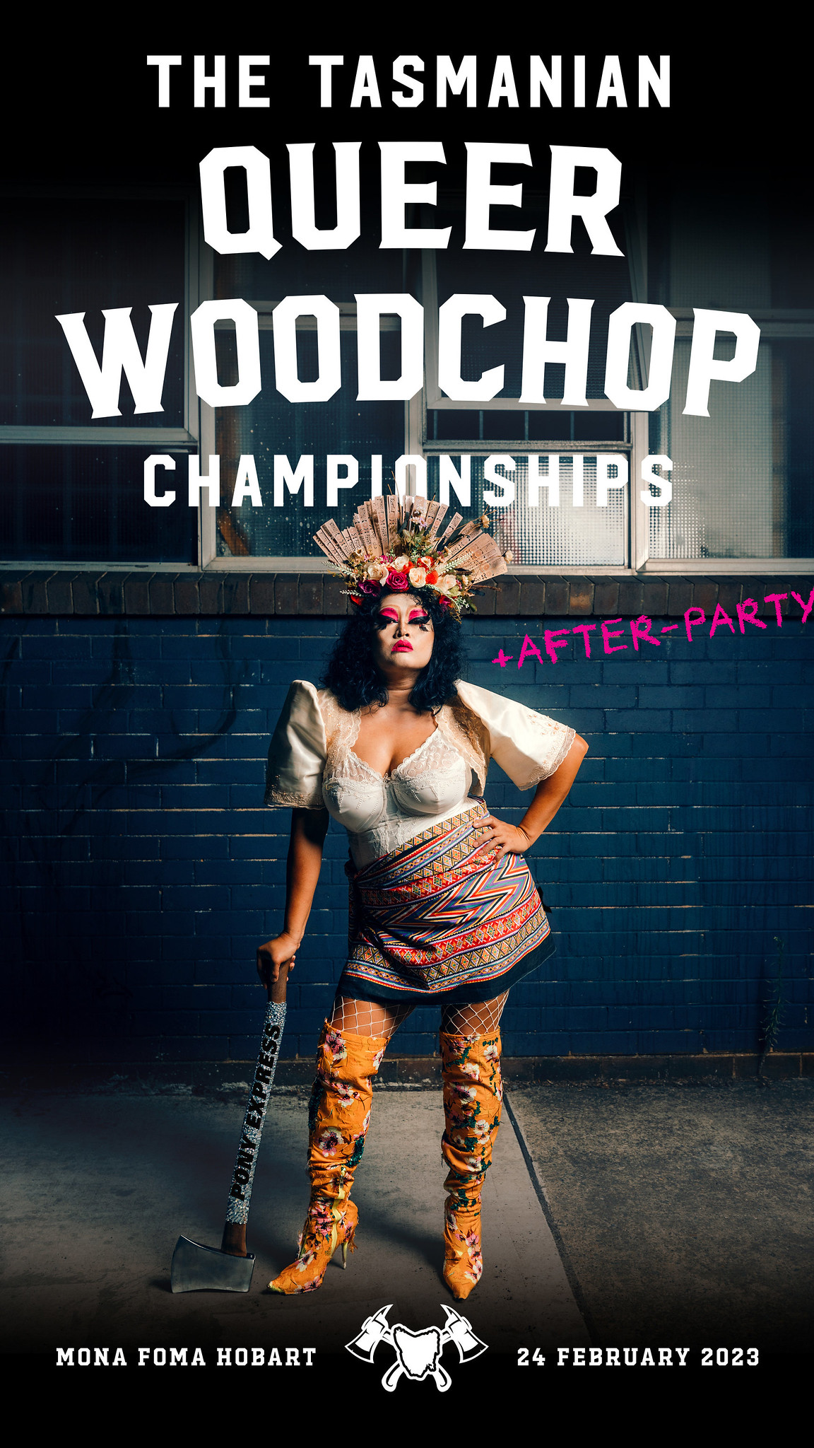 Tassie let’s party: Mona launches The Tasmanian Queer Woodchop Championships via Glue Society