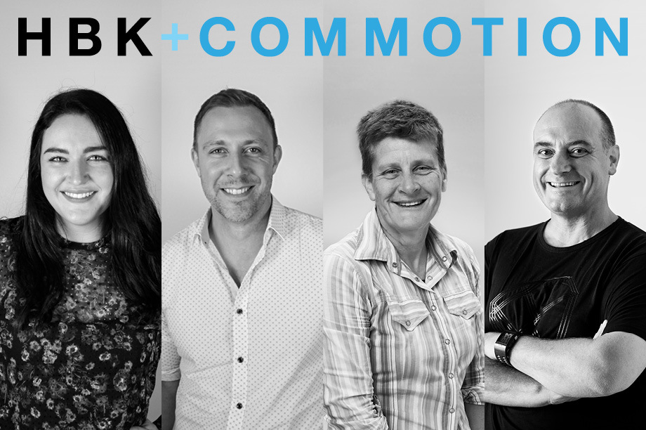 HBK merges with communications agency and design studio, Commotion | Stokes Street Studio