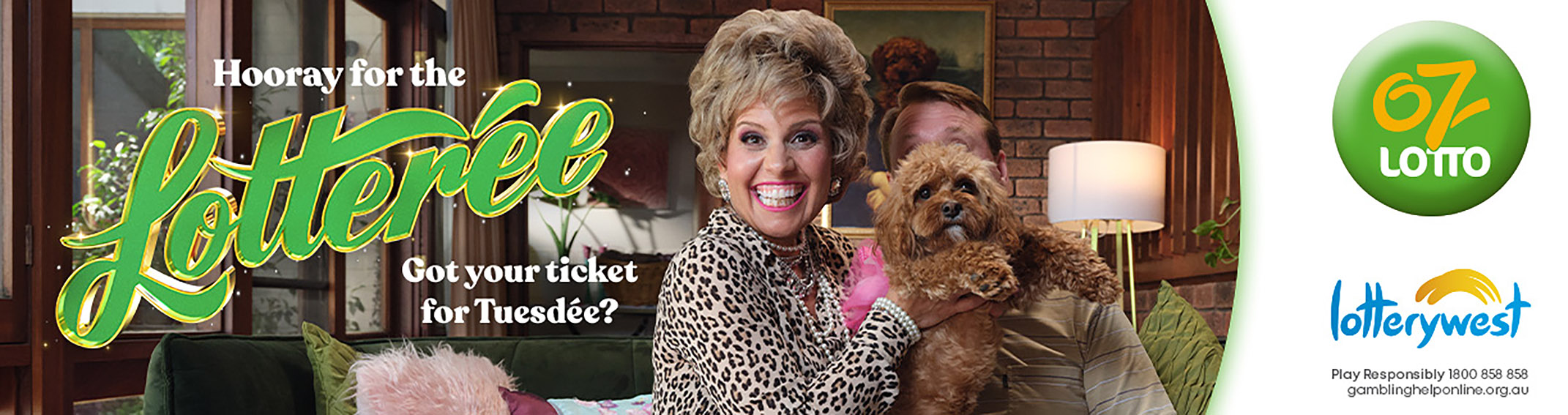 Lotterée’s loveable couple are back in second OZ Lotto campaign via 303 MullenLowe and Initiative