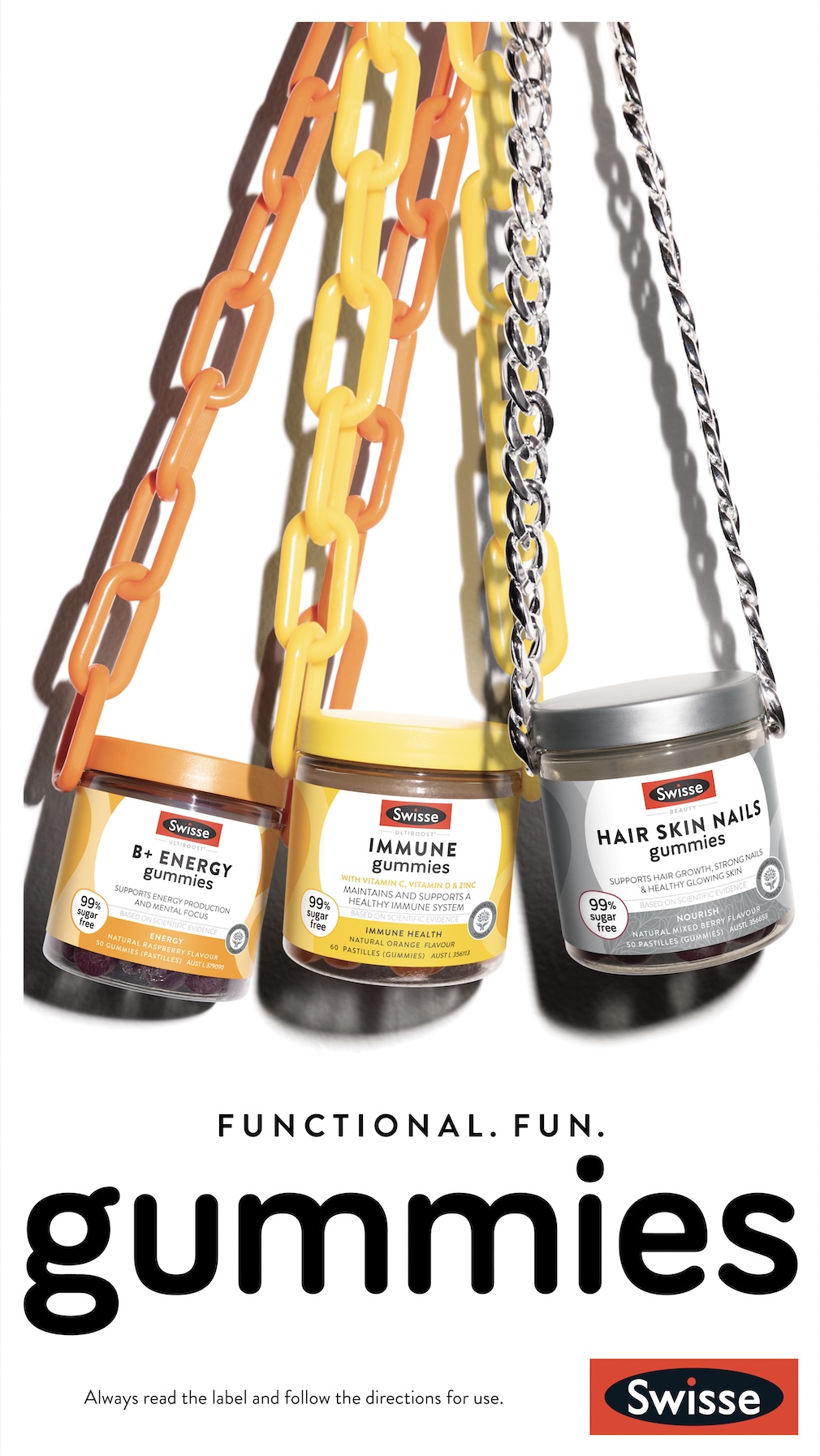 Swisse Wellness unveils ‘tongue in chic’ fashion collab with The Inspired Unemployed for Vitamin Gummies campaign launch via Traffik Melbourne