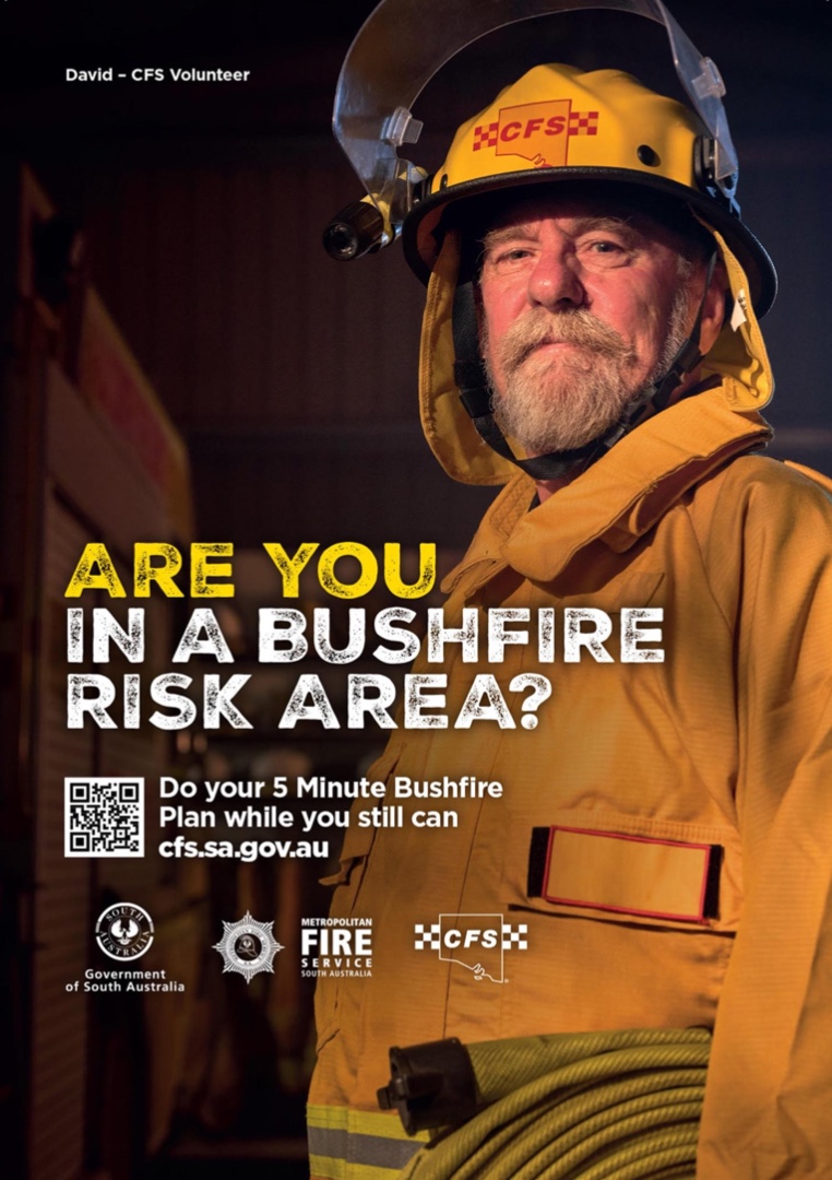 Ben Baker creates Bushfire Awareness stills + motion campaign for CFS of South Australia