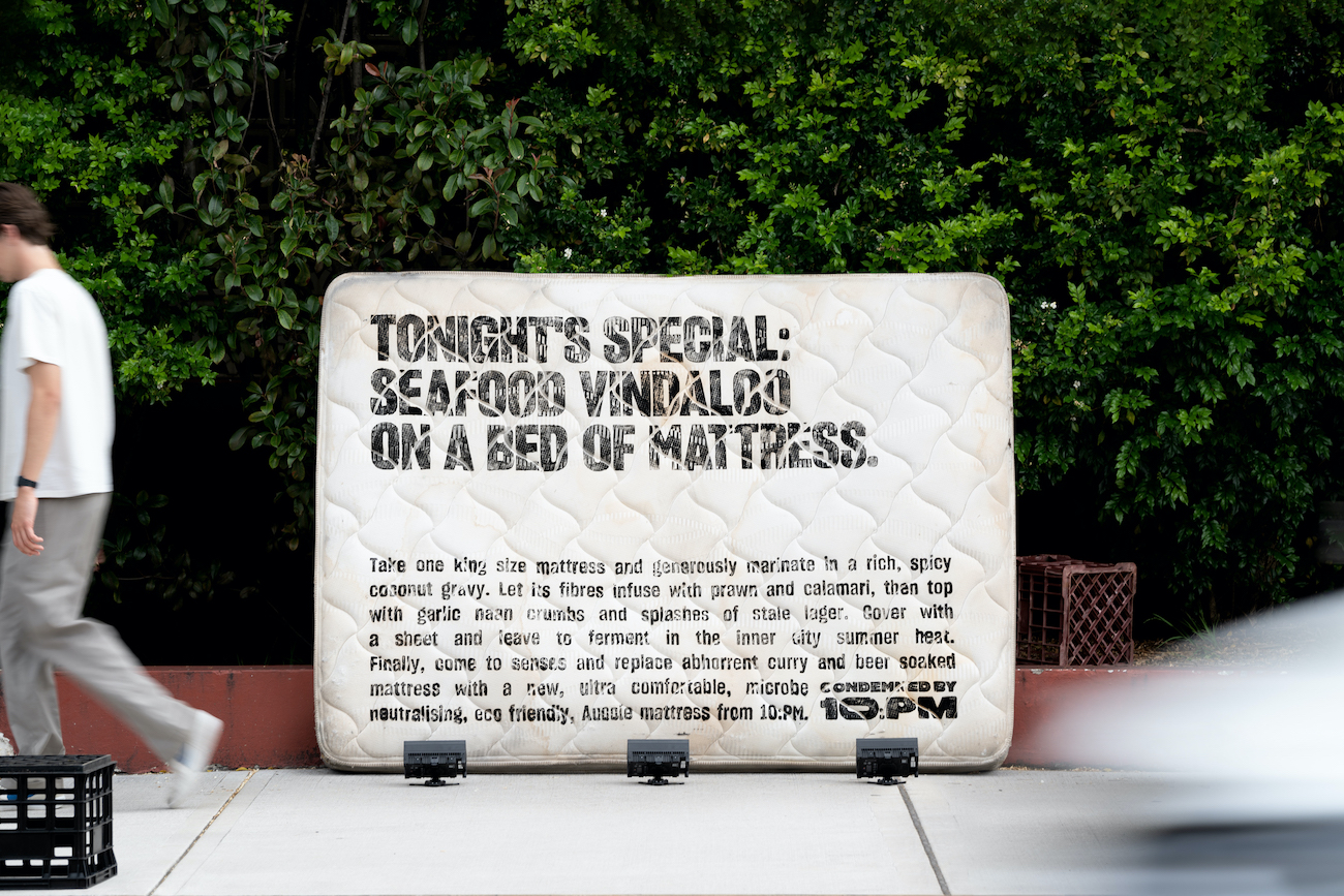 10:PM turns abandoned mattresses into unmissable media via Howatson+Company