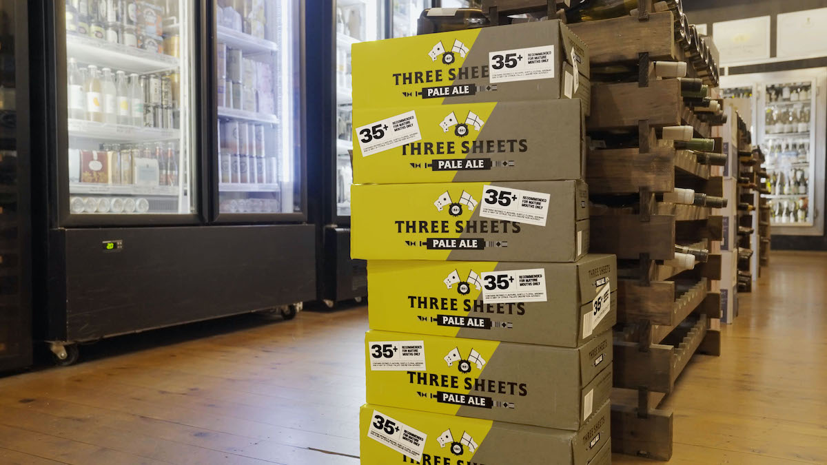 Lord Nelson Brewery raises the drinking age of Three Sheets Pale Ale to 35+ in new campaign via Howatson+Company