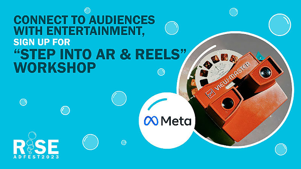 Sign up for the ‘Step Into AR & Reels’ workshop hosted by META at AdFest 2023