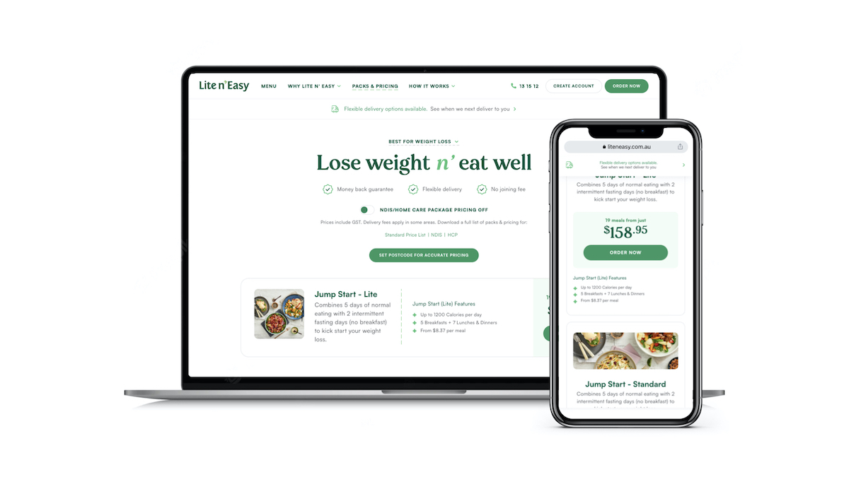 Lite n’ Easy makes healthy living even easier with new digital customer experience via Hardhat