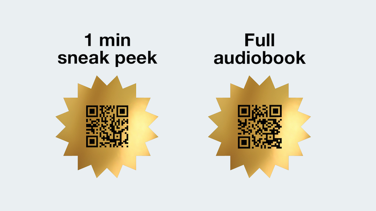 Creative director Neil Walshe converts online book into audiobook