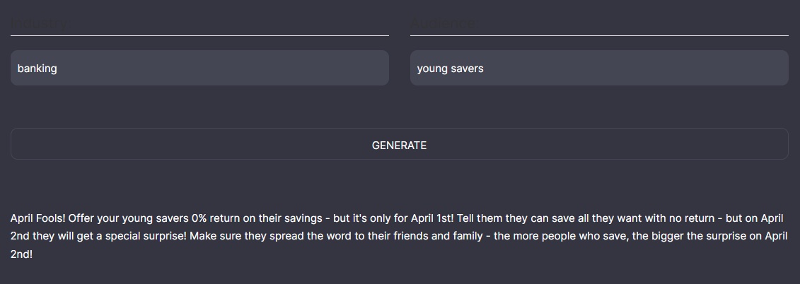 Is AI the latest creative campaign development tool? Reprise Digital launches AIpril Fools Campaign Generator