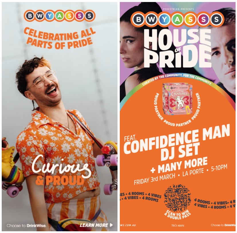 BWS celebrates queer culture in latest ‘BWYASS’ Mardi Gras and Pride campaign via Carat