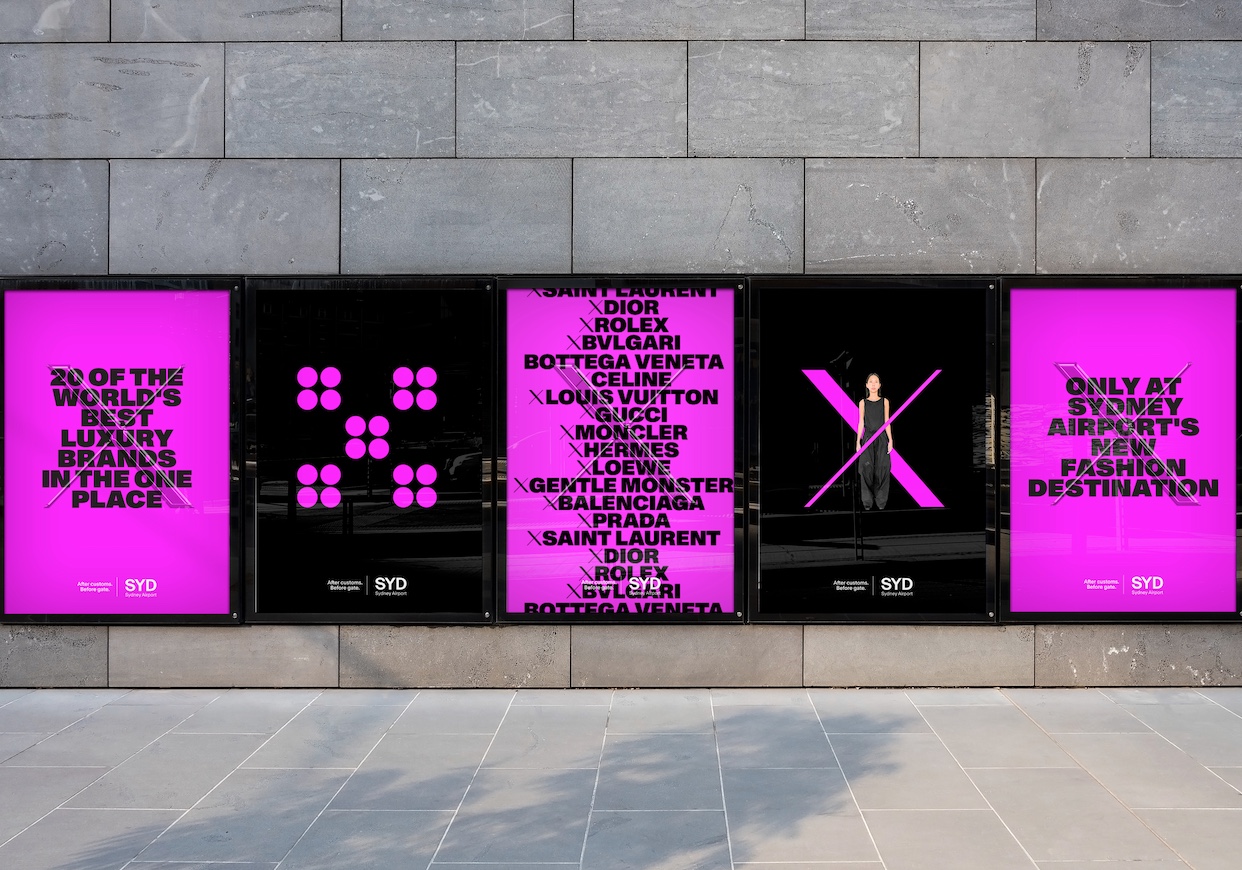 Sydney Airport launches SYD X brand identity and integrated campaign via Enigma and HWBK