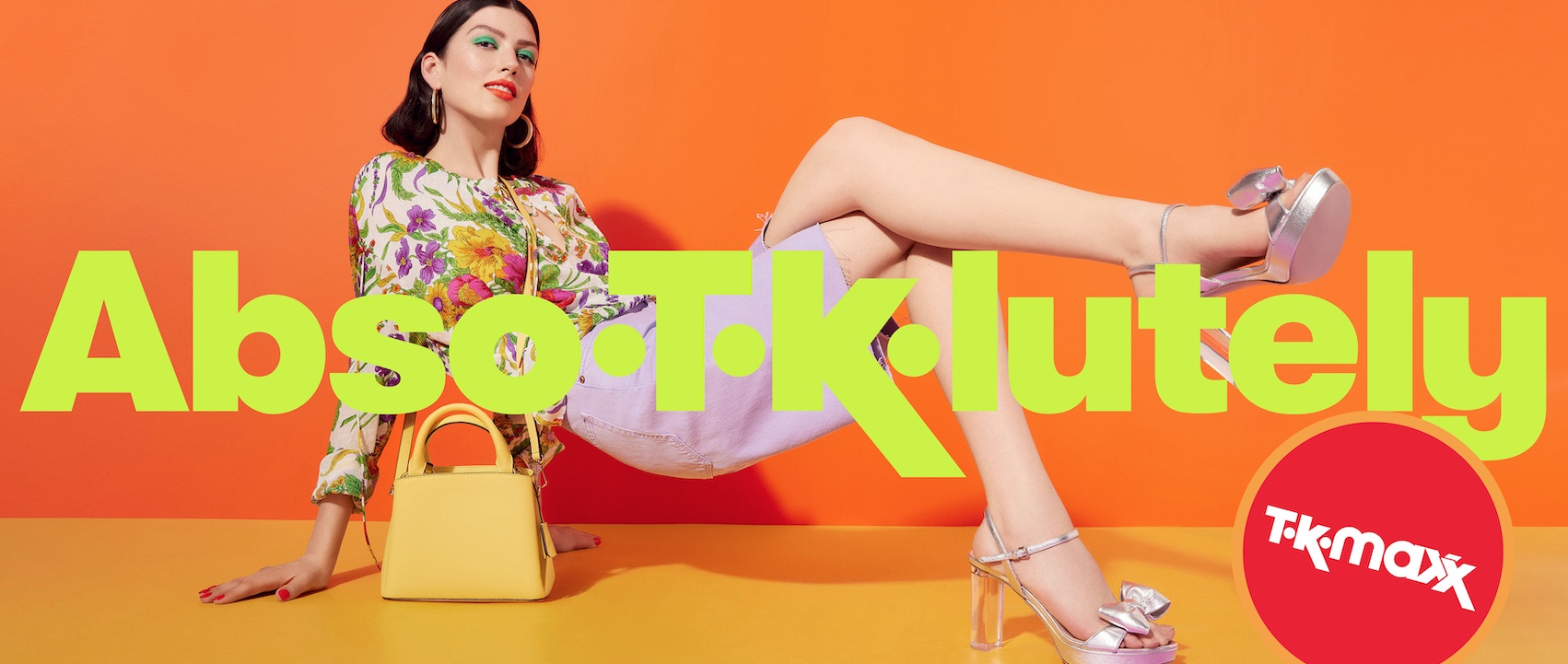 Confetti Katie can’t stop going off in TK Maxx in new brand campaign via Howatson+Company