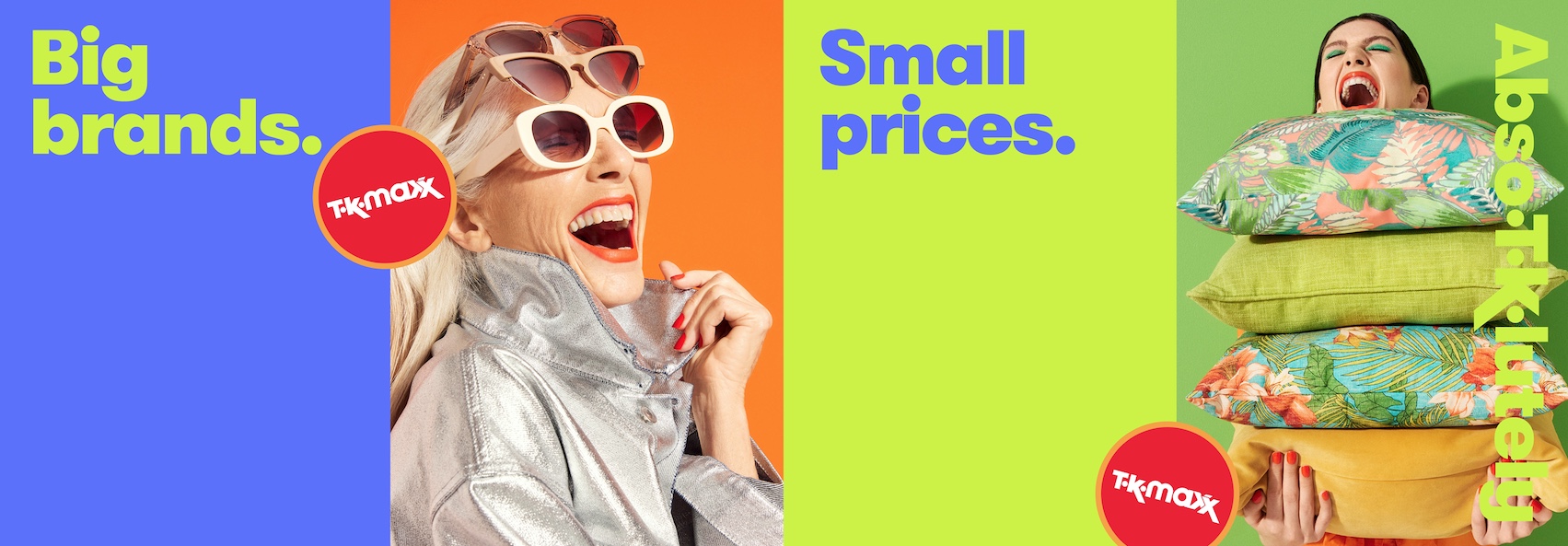 Confetti Katie can’t stop going off in TK Maxx in new brand campaign via Howatson+Company