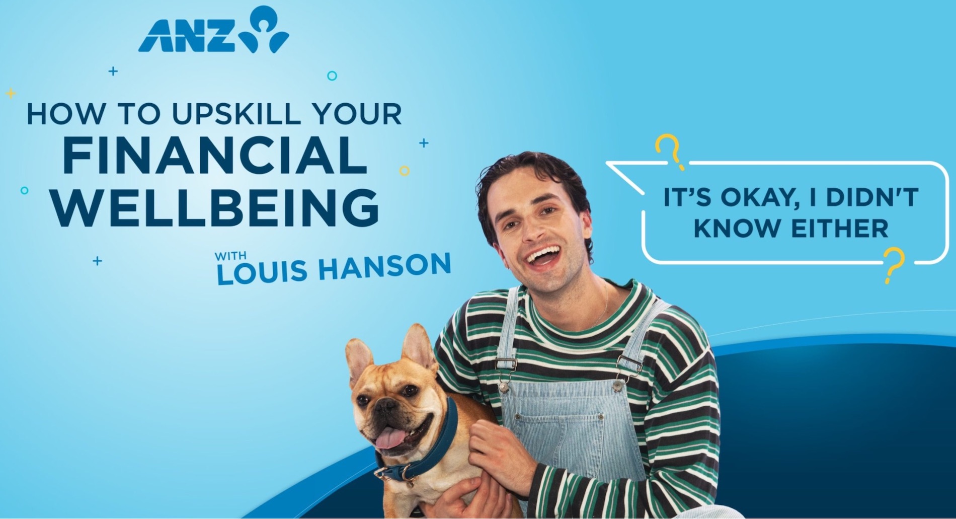 Louis Hanson brings ANZ’s ‘Upskill your Financial Wellbeing’ campaign to life via Keep Left