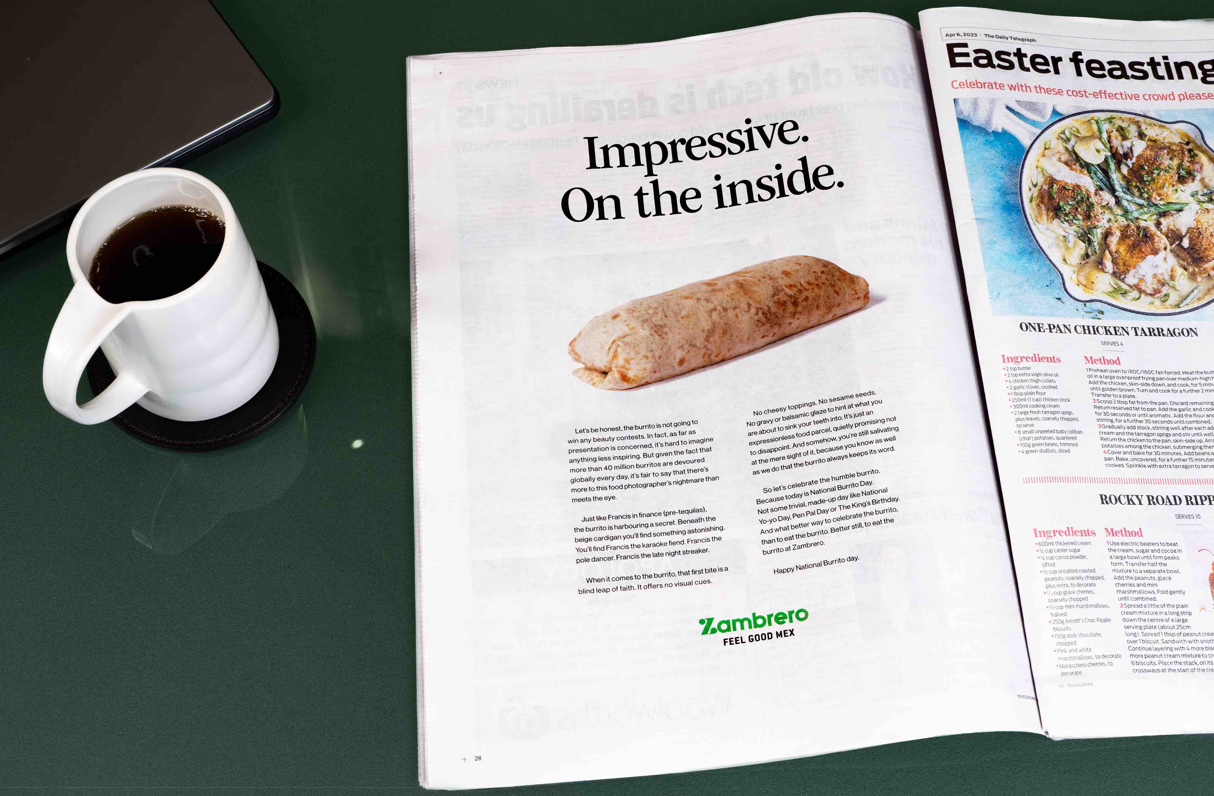 Zambrero honours the burrito this National Burrito Day in new campaign via Today the Brave