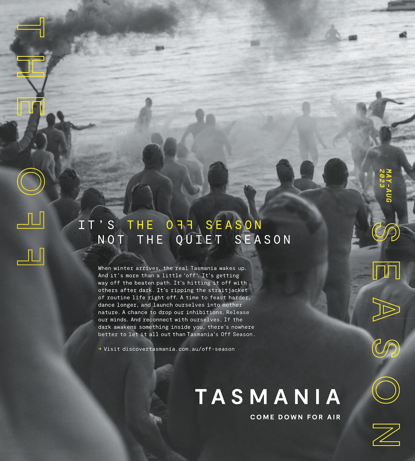 Tasmania’s Off Season is an invitation to wake up this winter in new campaign via BMF