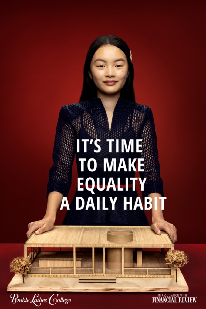 Merv’s Alina Gozin’a shoots latest brand campaign for Pymble Ladies College