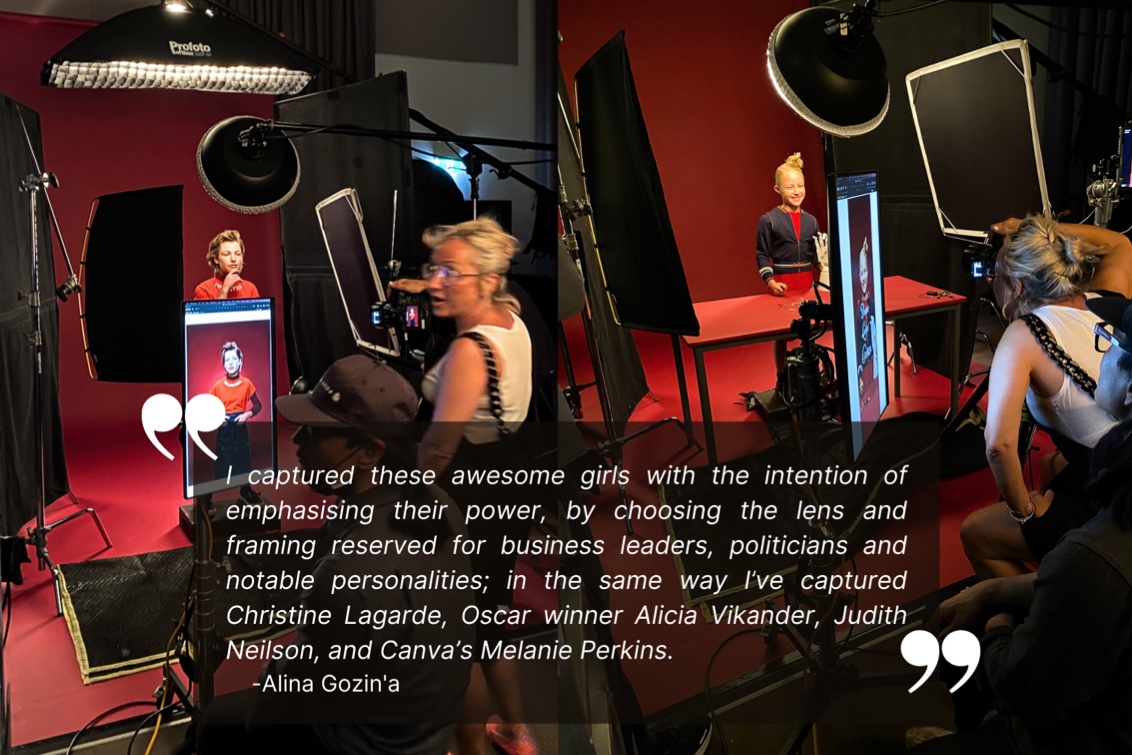 Merv’s Alina Gozin’a shoots latest brand campaign for Pymble Ladies College