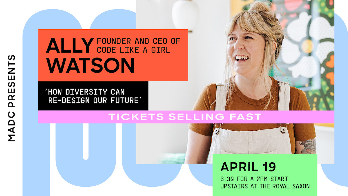 Tickets selling fast for MADC Presents ‘How Diversity Can Re-Design Our Future’ talk with Ally Watson OAM – tomorrow, Apr 19, The Royal Saxon