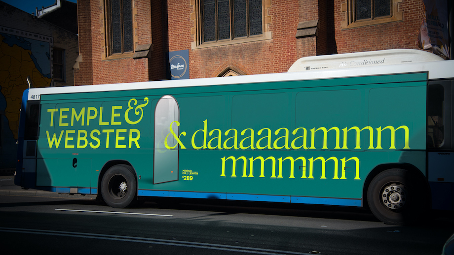 Temple & Webster makes every space beautiful in latest campaign via Howatson+Company