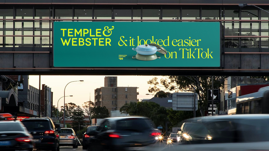 Temple & Webster makes every space beautiful in latest campaign via Howatson+Company