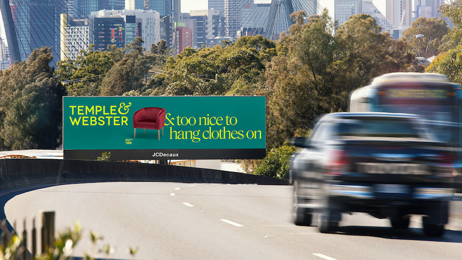Temple & Webster makes every space beautiful in latest campaign via Howatson+Company