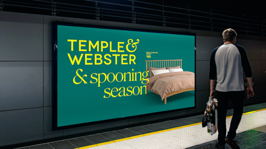 Temple & Webster makes every space beautiful in latest campaign via Howatson+Company