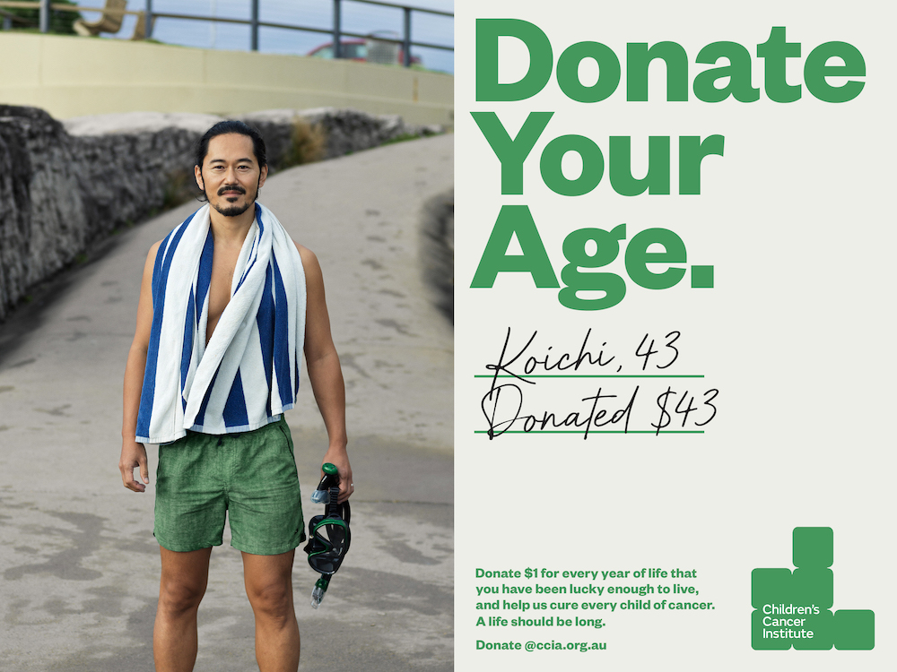 Children’s Cancer Institute launches new ‘Donate Your Age’ fundraising campaign via Orphan