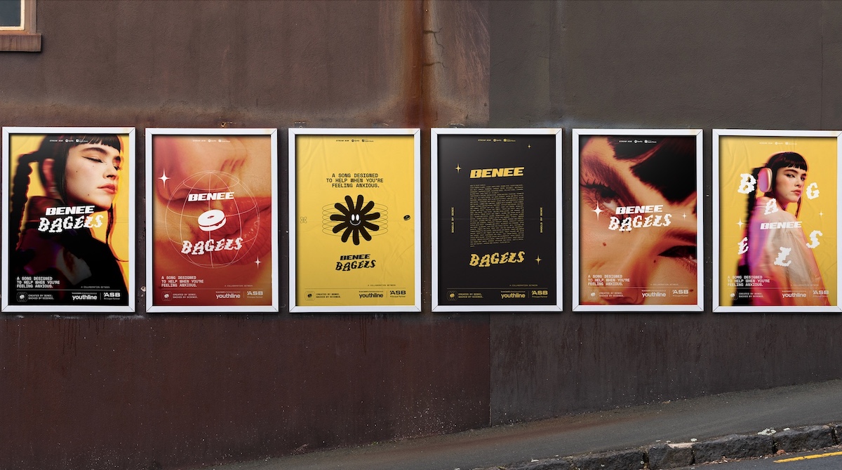 ASB and Youthline launch ‘Bagels’ by BENEE – a new song to help ease anxious feelings, part of a new campaign via The Monkeys Aotearoa