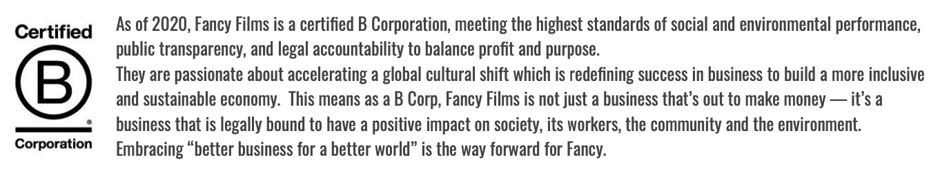 Fancy Films launches Fancy Fund, $150k towards reconciliation