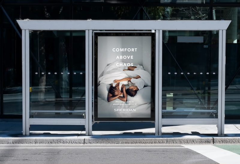 Sheridan places ‘Rest Above All’ in a multitude of locations to launch new platform via Fabric