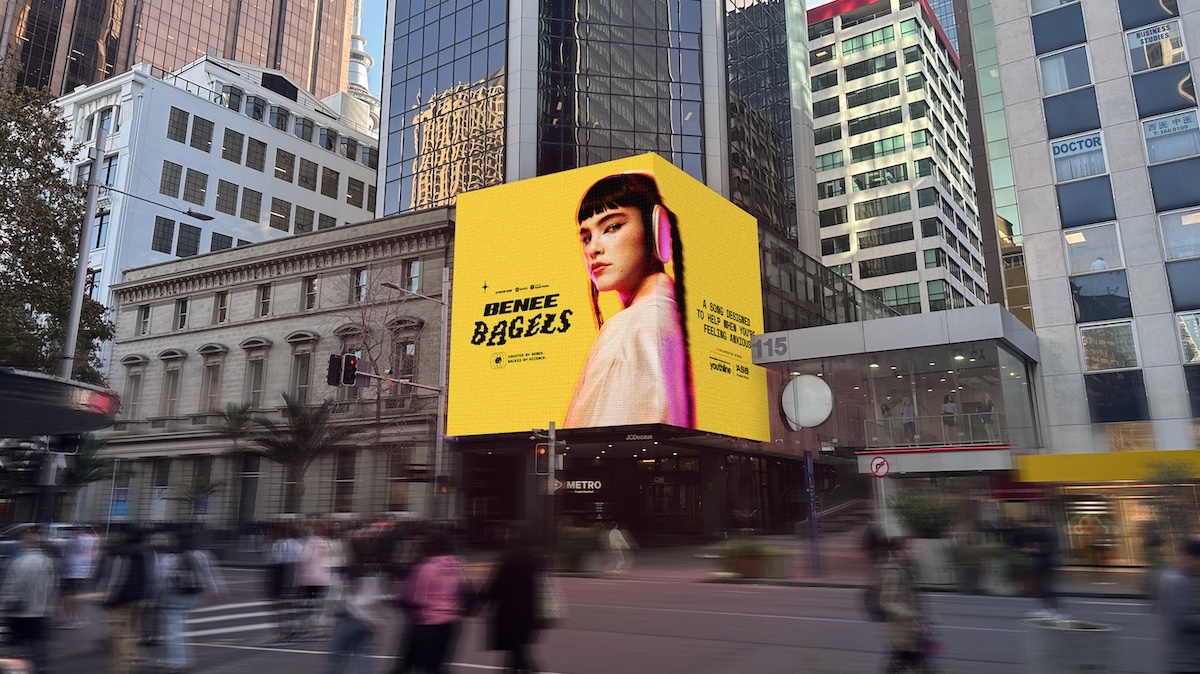 ASB and Youthline launch ‘Bagels’ by BENEE – a new song to help ease anxious feelings, part of a new campaign via The Monkeys Aotearoa