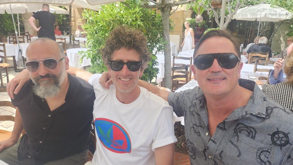 The Legendary CB Colombe d’Or Lunch – The heavy ad hitters hit the rosé in St Paul de Vence