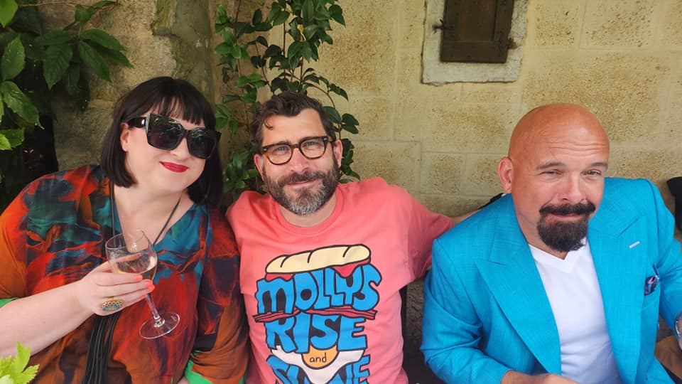 The Legendary CB Colombe d’Or Lunch – The heavy ad hitters hit the rosé in St Paul de Vence