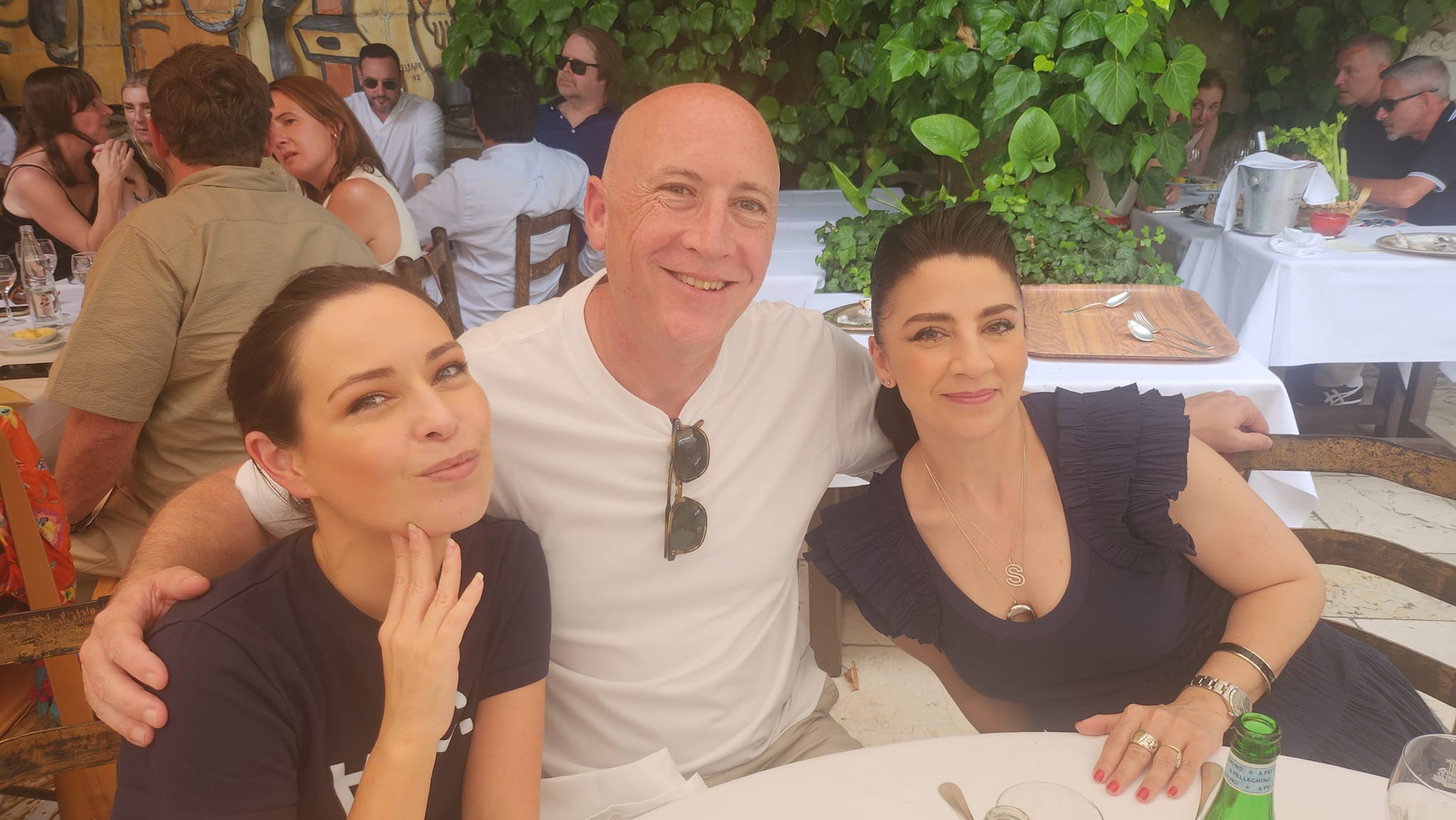 The Legendary CB Colombe d’Or Lunch – The heavy ad hitters hit the rosé in St Paul de Vence