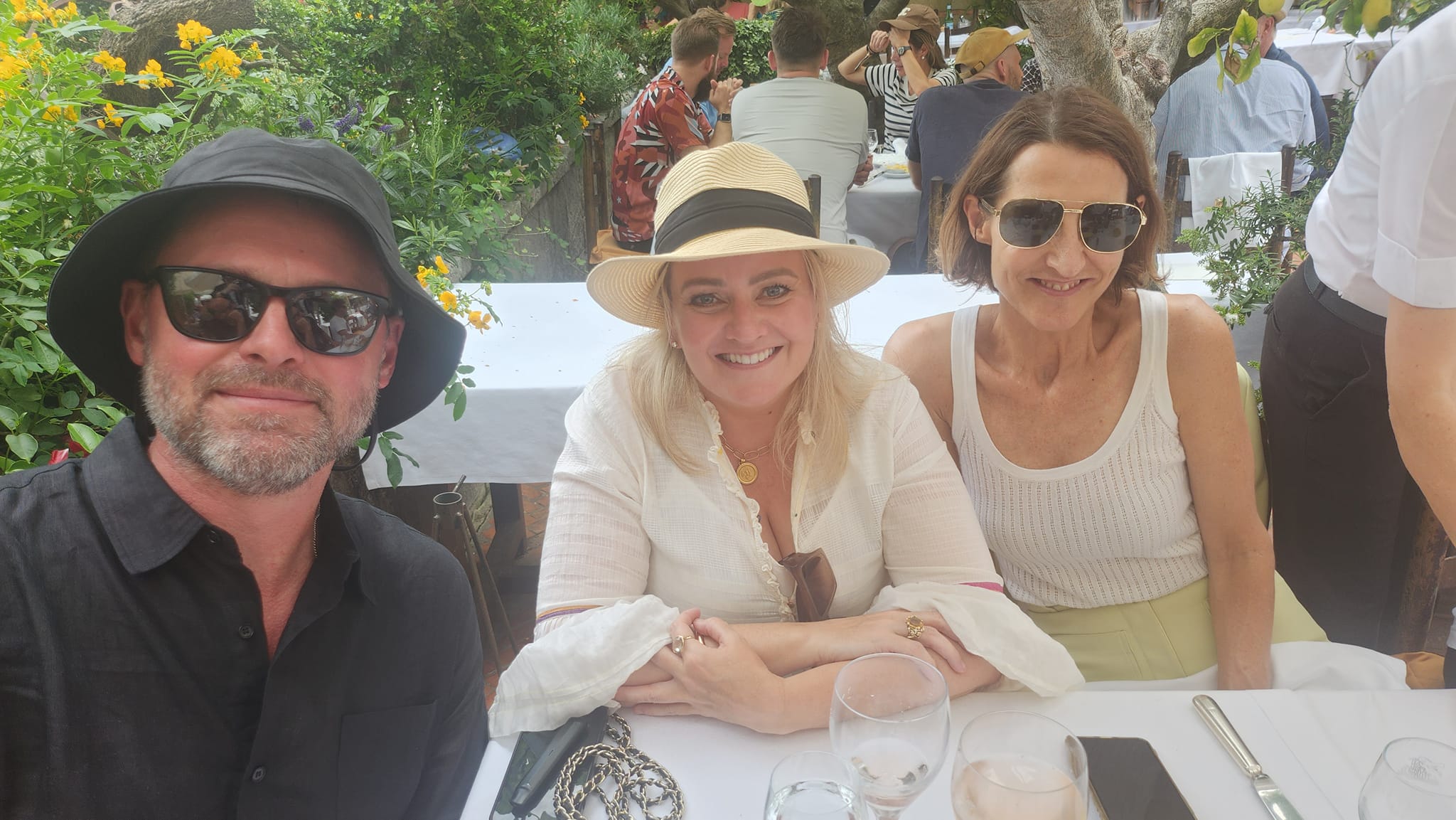 The Legendary CB Colombe d’Or Lunch – The heavy ad hitters hit the rosé in St Paul de Vence