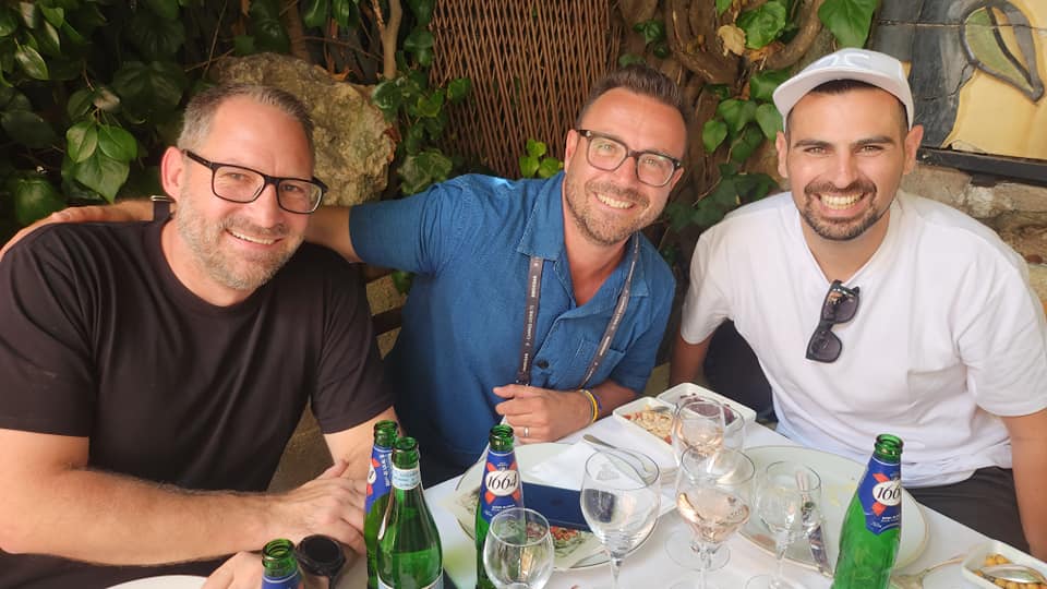 The Legendary CB Colombe d’Or Lunch – The heavy ad hitters hit the rosé in St Paul de Vence