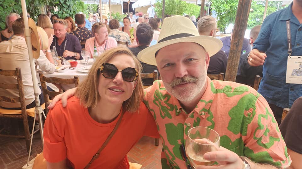 The Legendary CB Colombe d’Or Lunch – The heavy ad hitters hit the rosé in St Paul de Vence