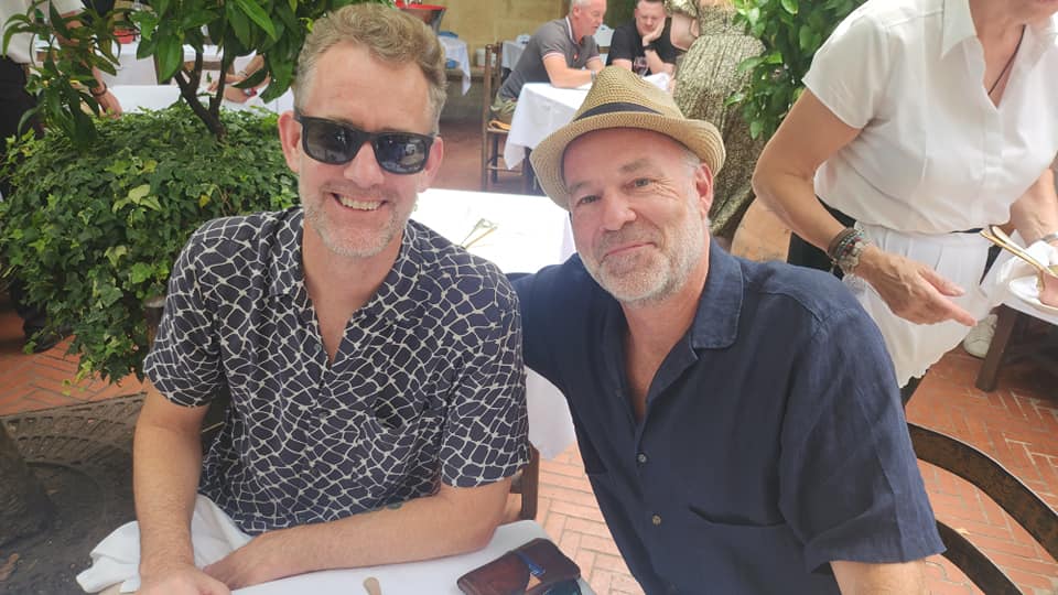 The Legendary CB Colombe d’Or Lunch – The heavy ad hitters hit the rosé in St Paul de Vence