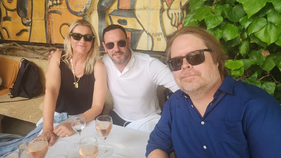 The Legendary CB Colombe d’Or Lunch – The heavy ad hitters hit the rosé in St Paul de Vence