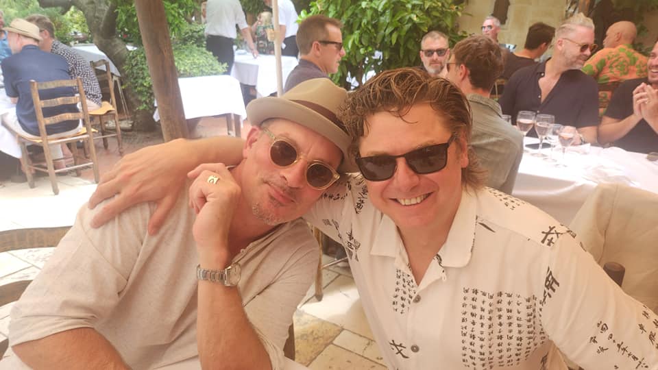 The Legendary CB Colombe d’Or Lunch – The heavy ad hitters hit the rosé in St Paul de Vence