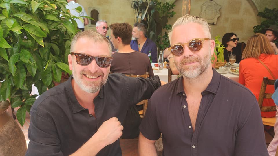 The Legendary CB Colombe d’Or Lunch – The heavy ad hitters hit the rosé in St Paul de Vence