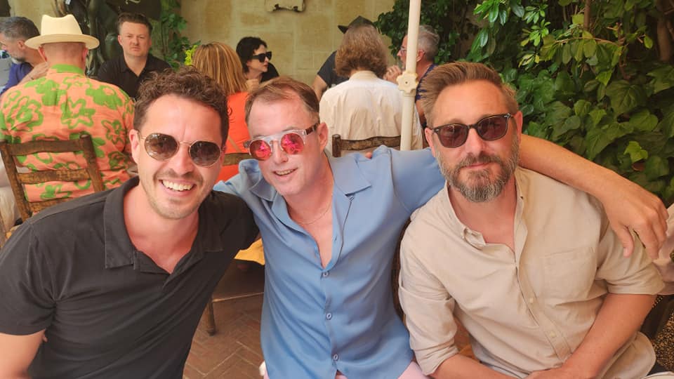 The Legendary CB Colombe d’Or Lunch – The heavy ad hitters hit the rosé in St Paul de Vence
