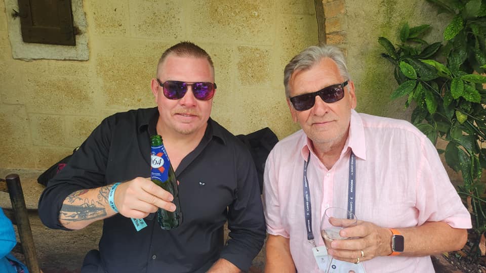 The Legendary CB Colombe d’Or Lunch – The heavy ad hitters hit the rosé in St Paul de Vence
