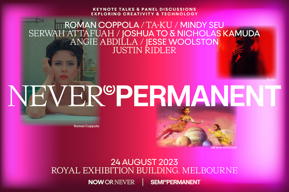 Semi Permanent announces Melbourne festival program ‘Never Permanent’ ~ headlined by director and screenwriter Roman Coppola 