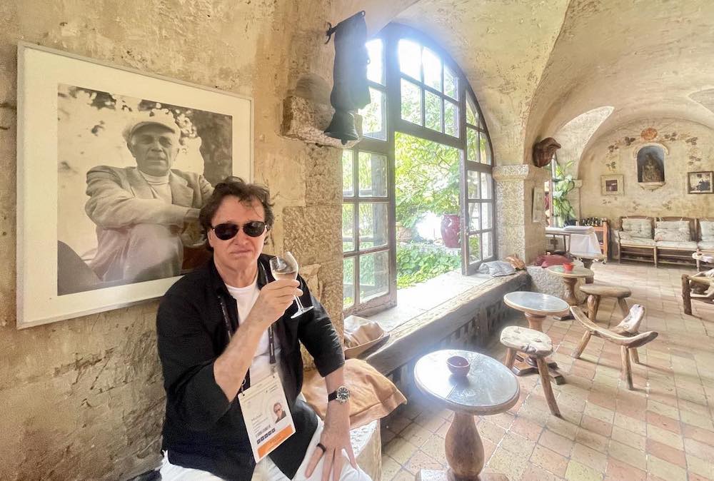 The Legendary CB Colombe d’Or Lunch – The heavy ad hitters hit the rosé in St Paul de Vence