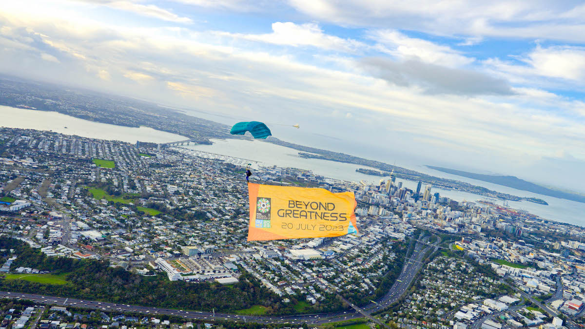 Hello Social marks FIFA Women’s World Cup 2023 arrival with choreographed air, land, sea stunts