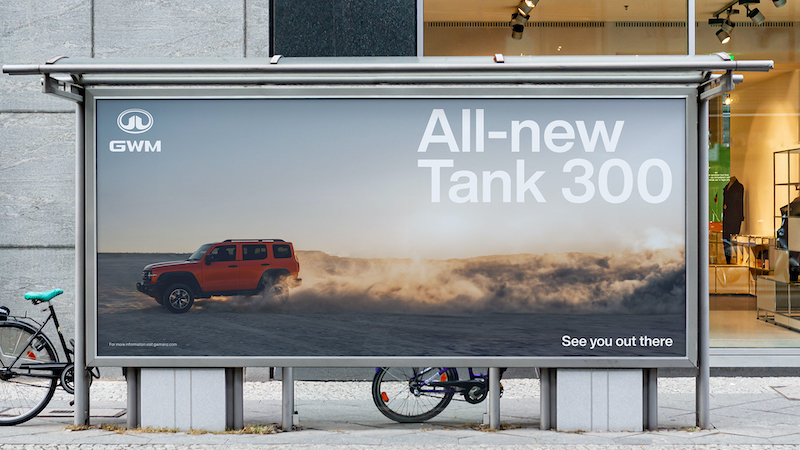 GWM launches new integrated campaign for the all-new Tank 300 via The Hallway